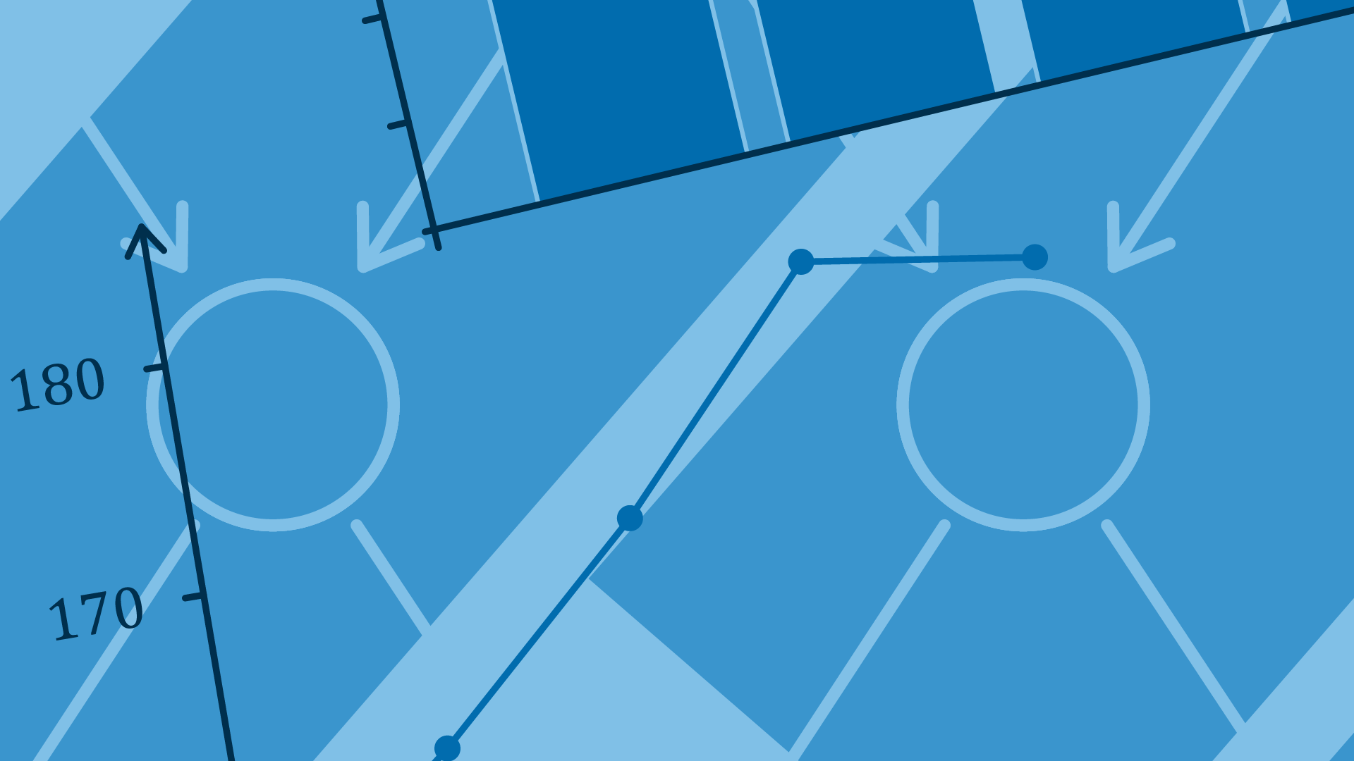 Estimating values using linear graphs